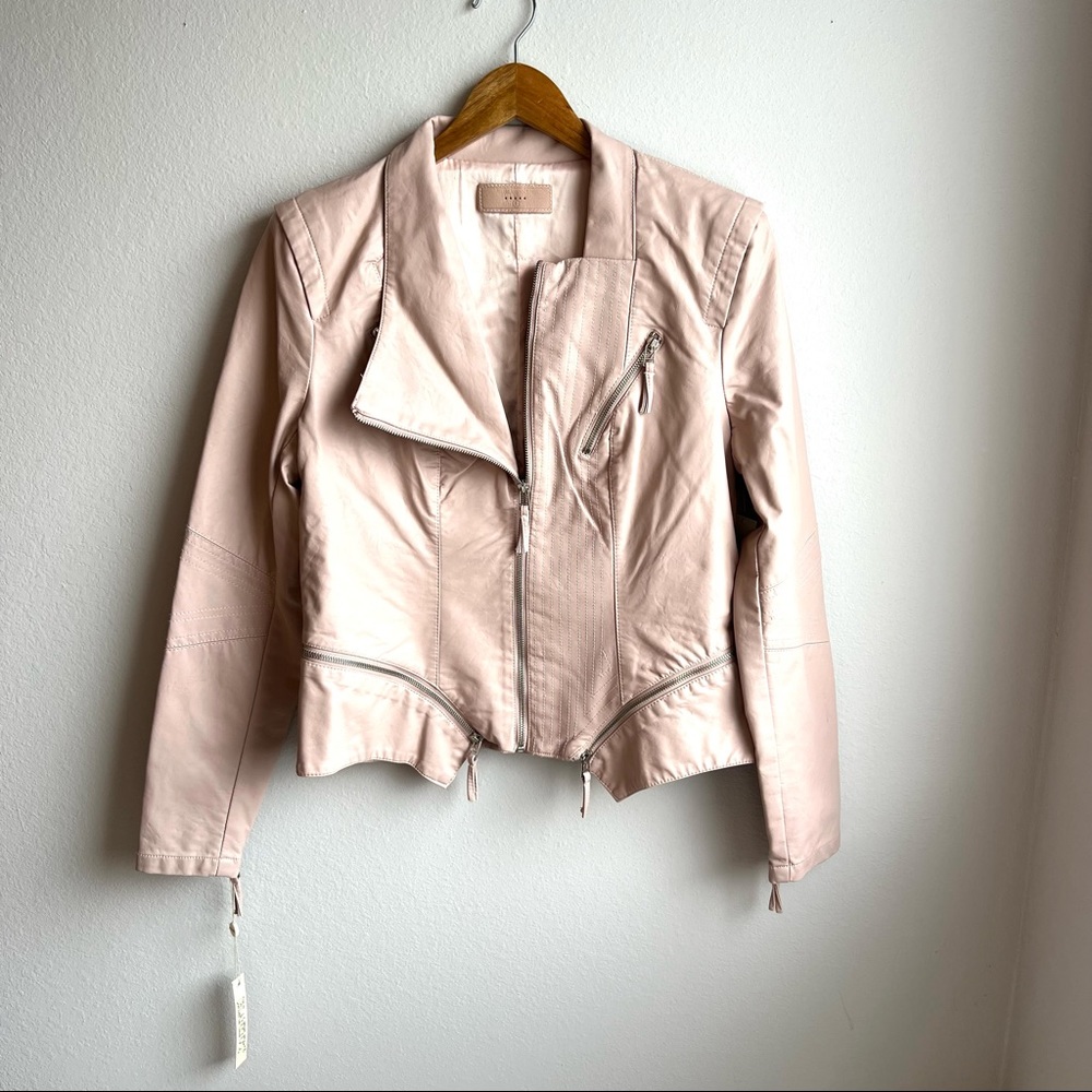 BlankNYC Pink Moto Jacket
